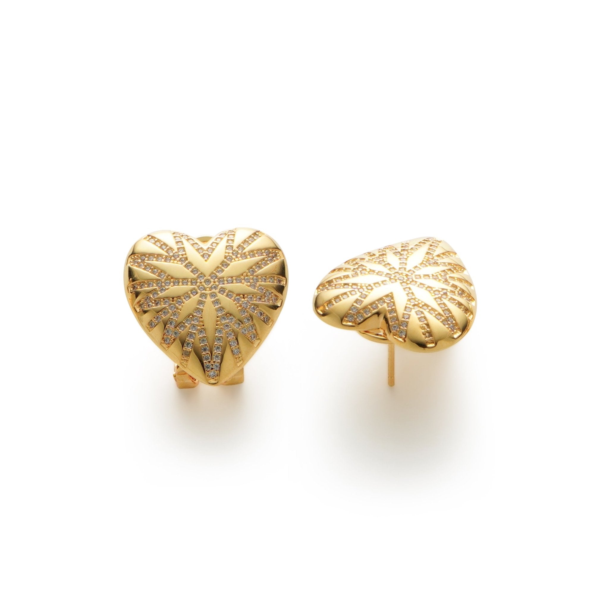 RSNY love diamond stud earrings - R2095B