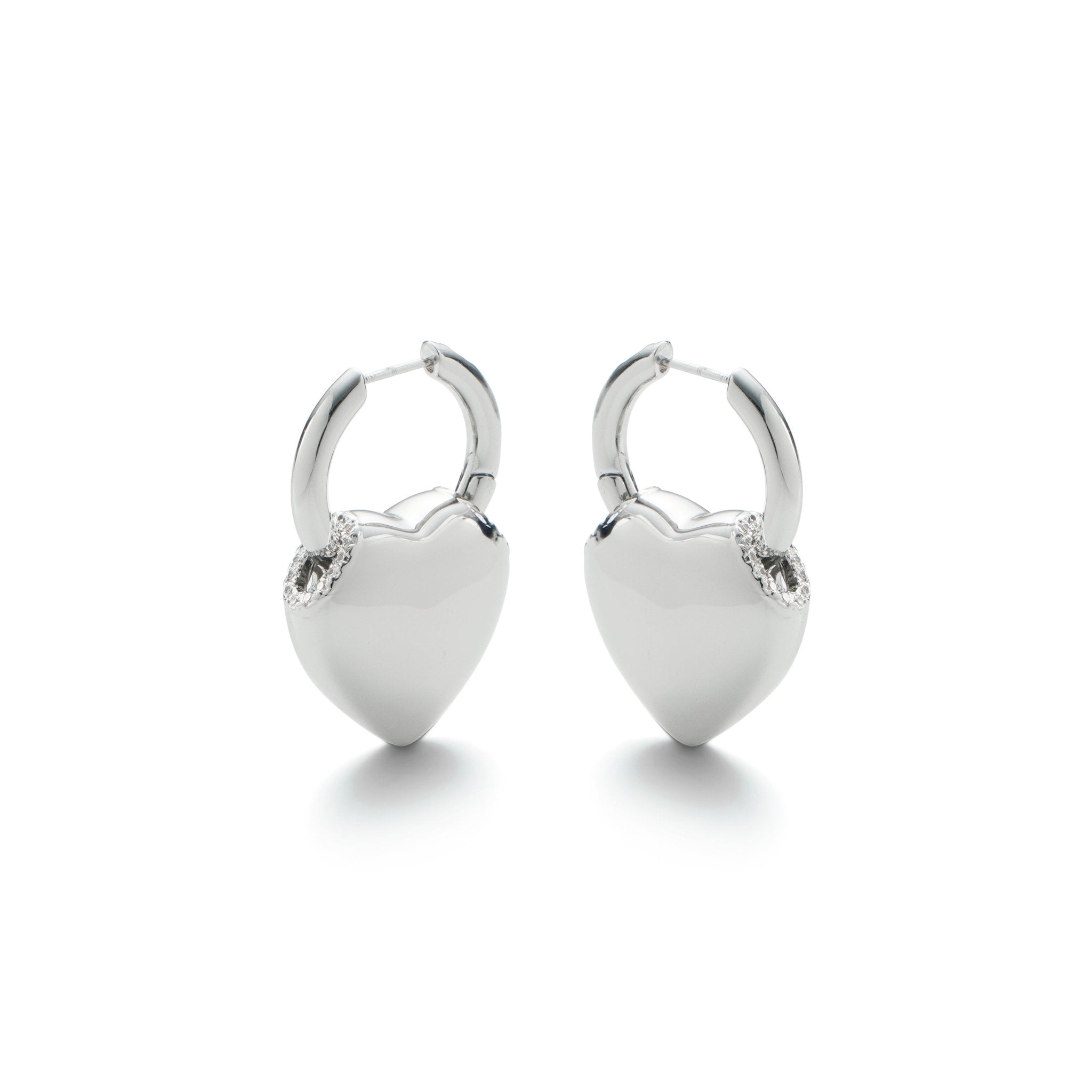 RSNY love shape earrings - R2159A