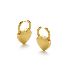 RSNY love shape earrings - R2159B