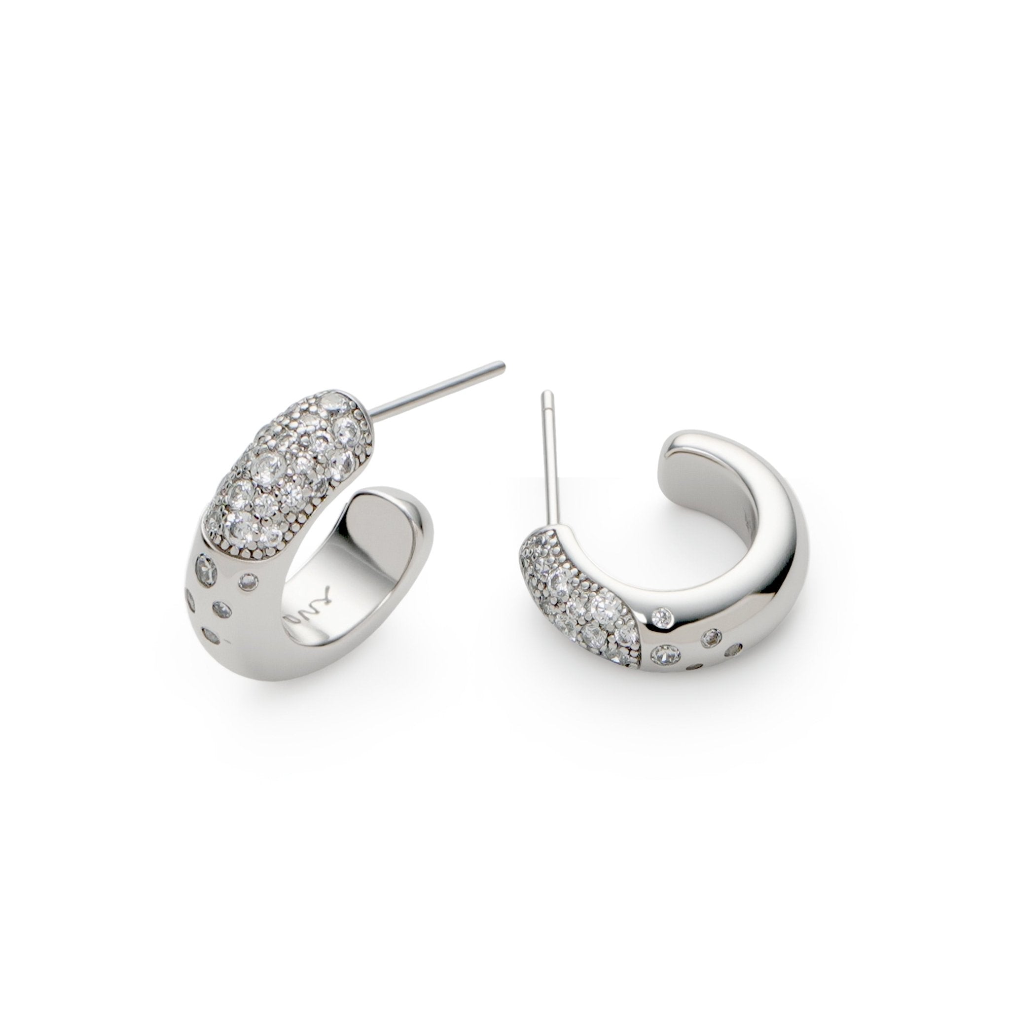 RSNY Minimalist Crystal Diamond Earrings - R2211A
