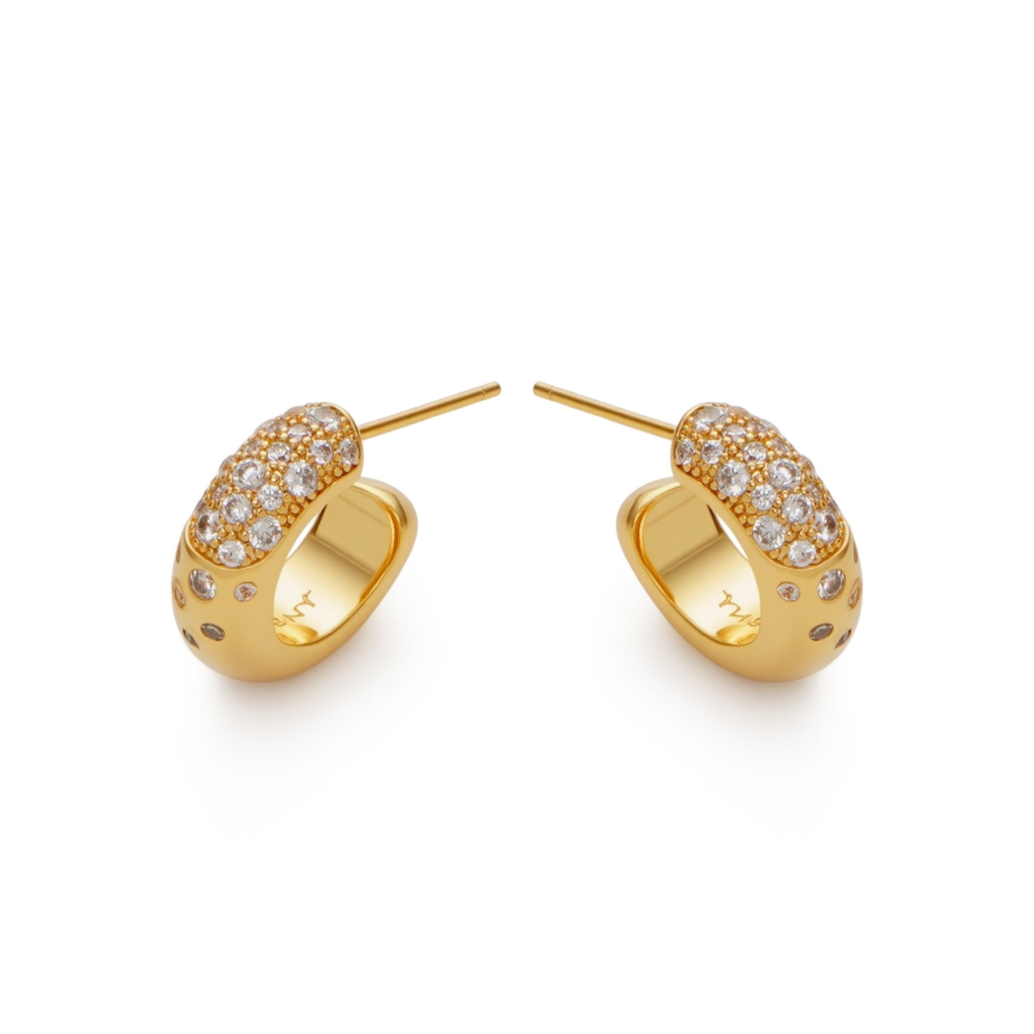RSNY Minimalist Crystal Diamond Earrings - R2211B