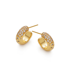 RSNY Minimalist Crystal Diamond Earrings - R2211B