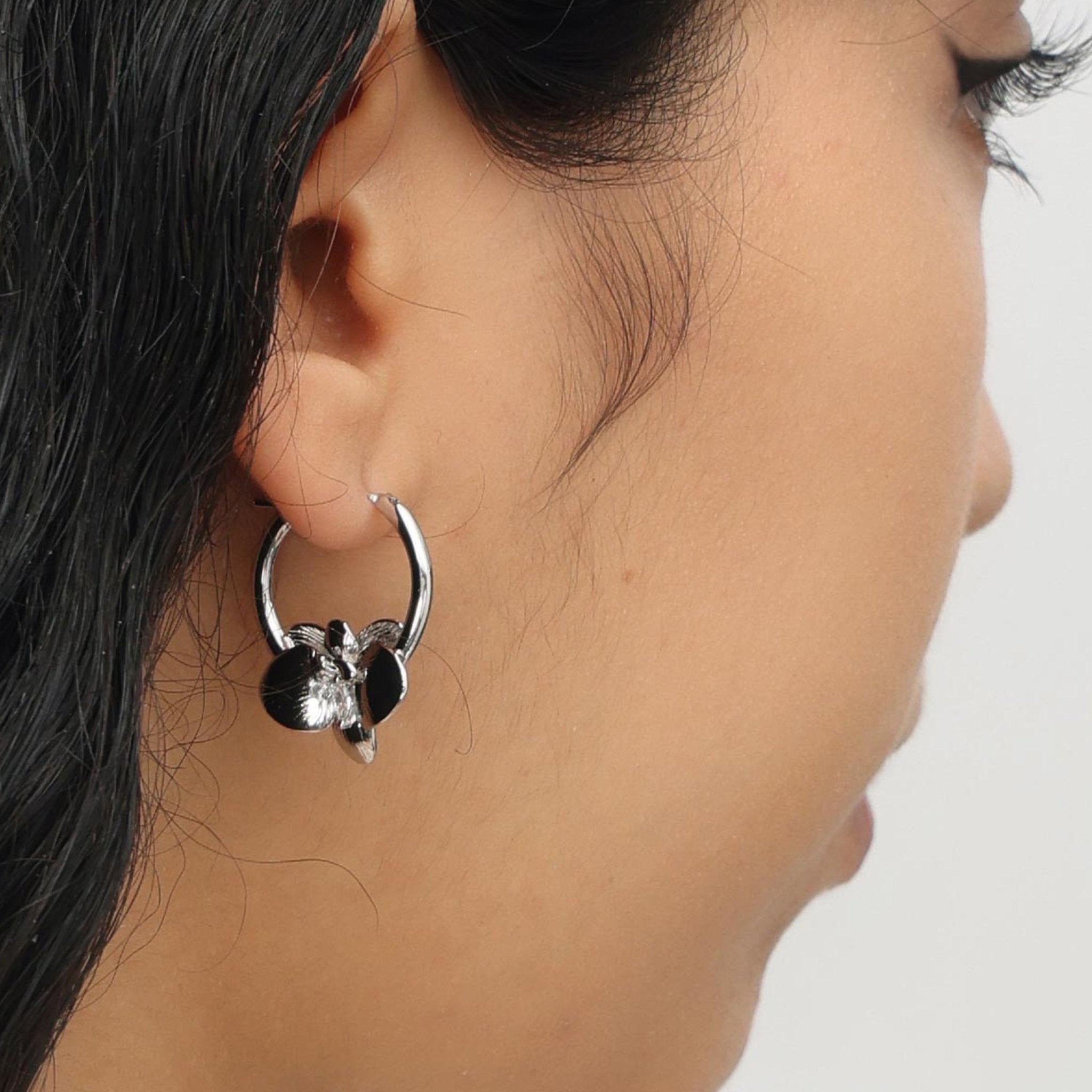 RSNY orchid earrings - R2115A