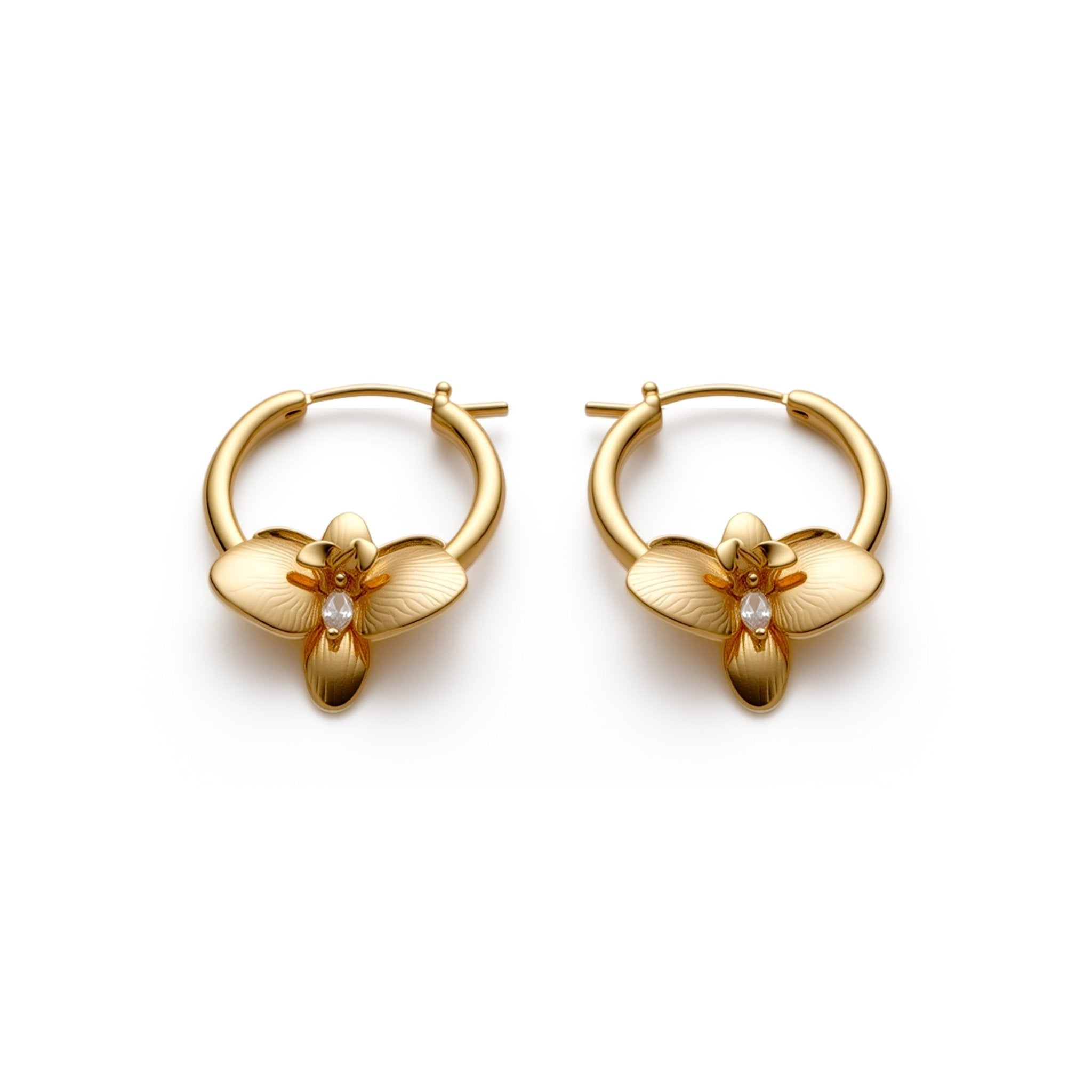 RSNY orchid earrings - R2115B