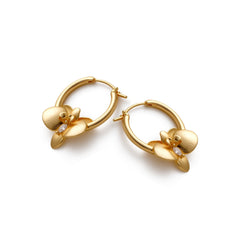 RSNY orchid earrings - R2115B