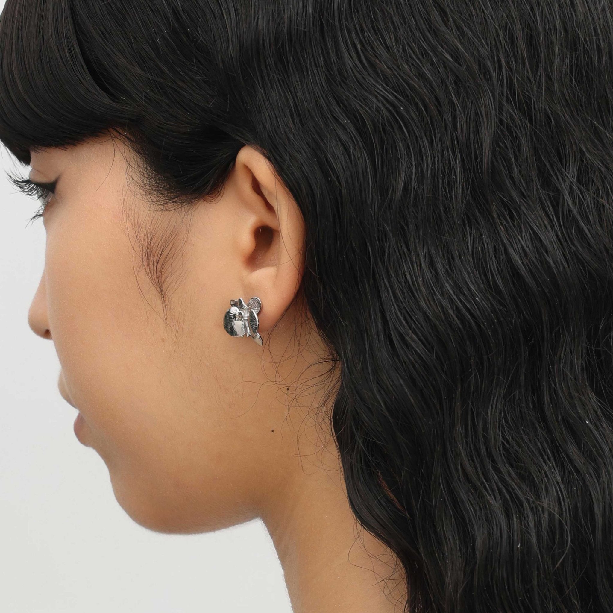 RSNY orchid stud earrings - R2114A