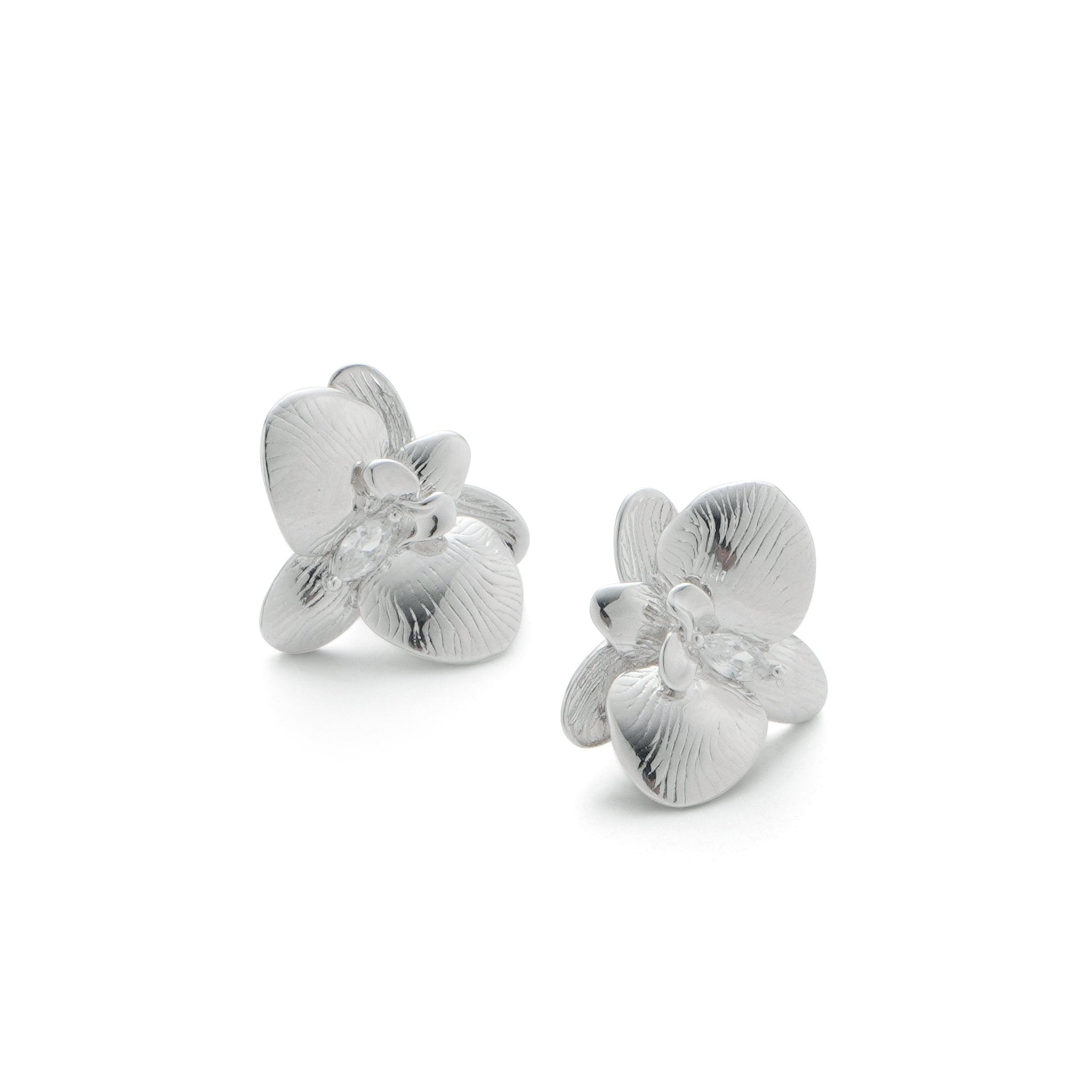 RSNY orchid stud earrings - R2114A