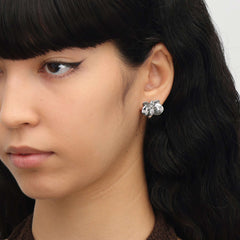 RSNY orchid stud earrings - R2114A