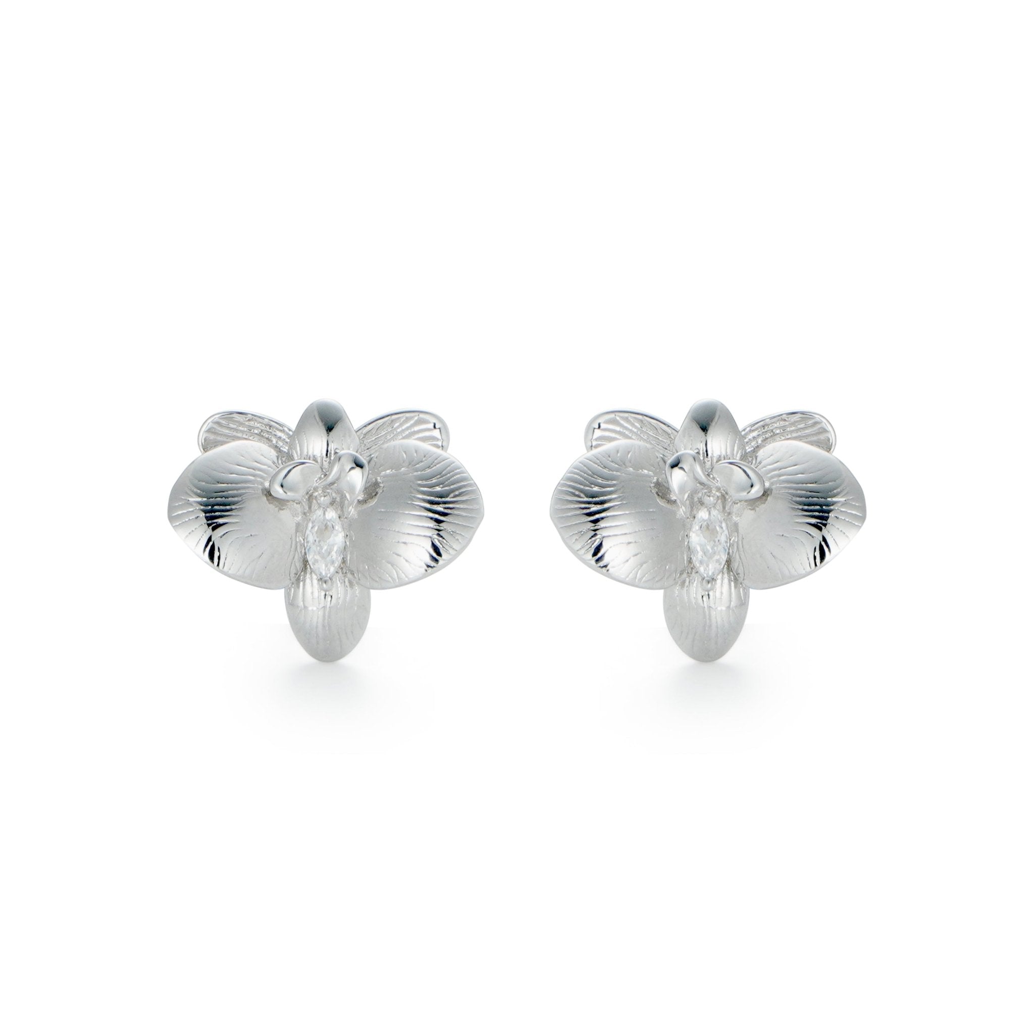 RSNY orchid stud earrings - R2114A