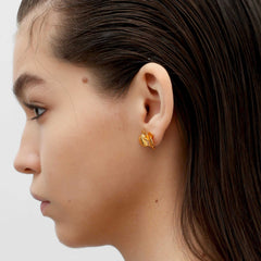 RSNY orchid stud earrings - R2114B