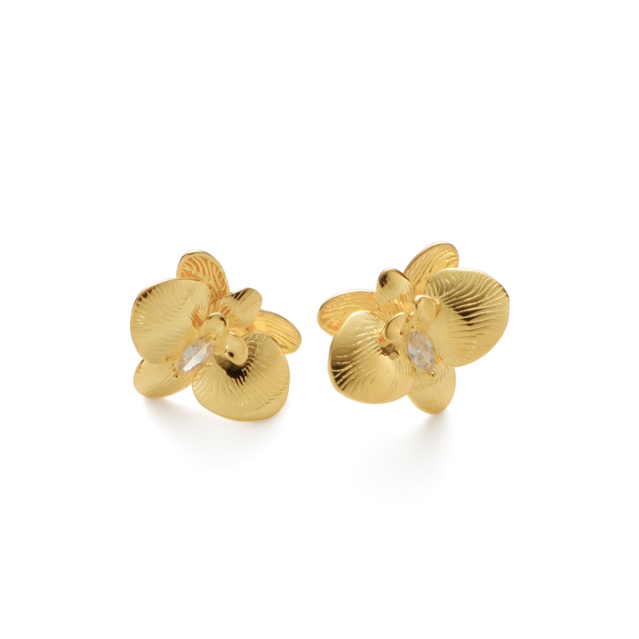 RSNY orchid stud earrings - R2114B