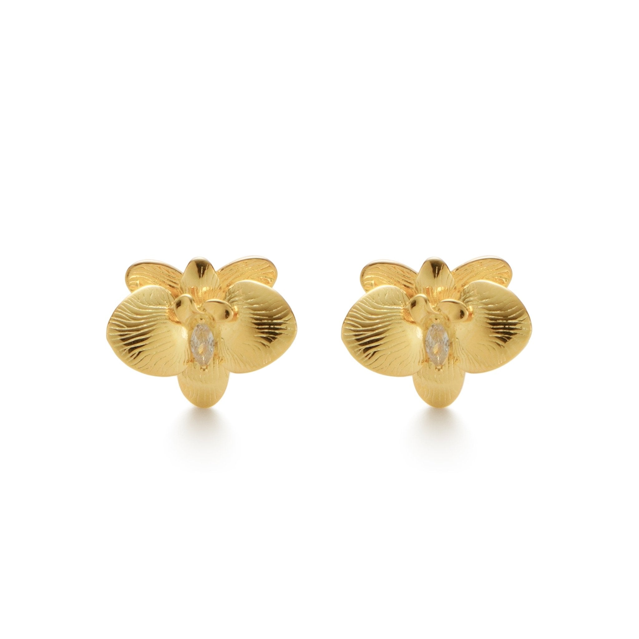 RSNY orchid stud earrings - R2114B