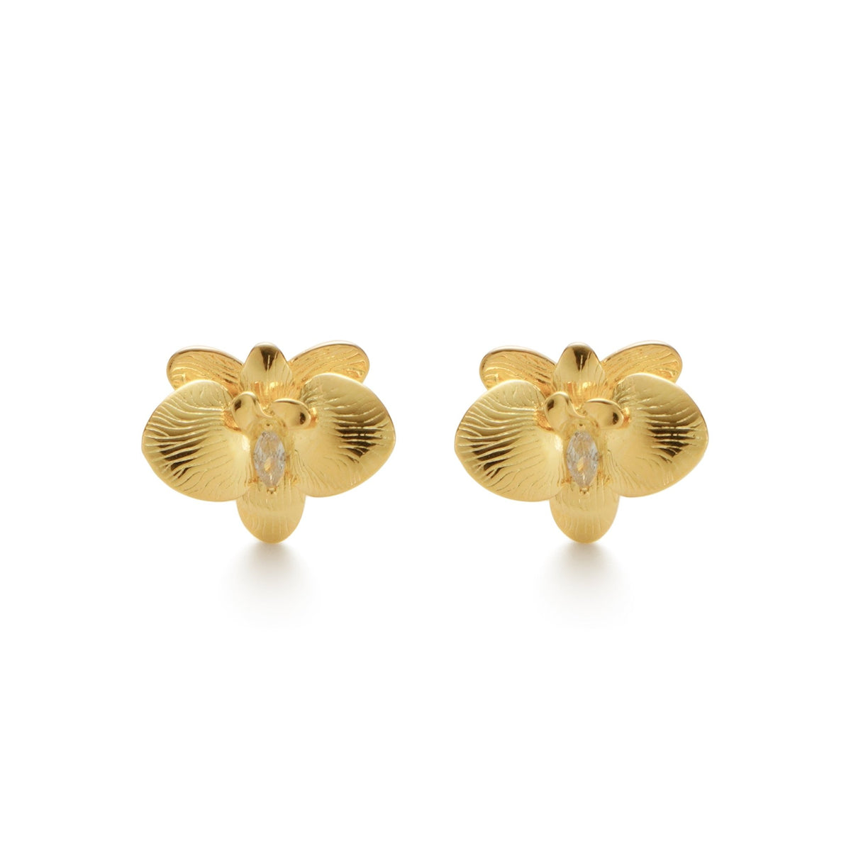 RSNY orchid stud earrings - R2114B