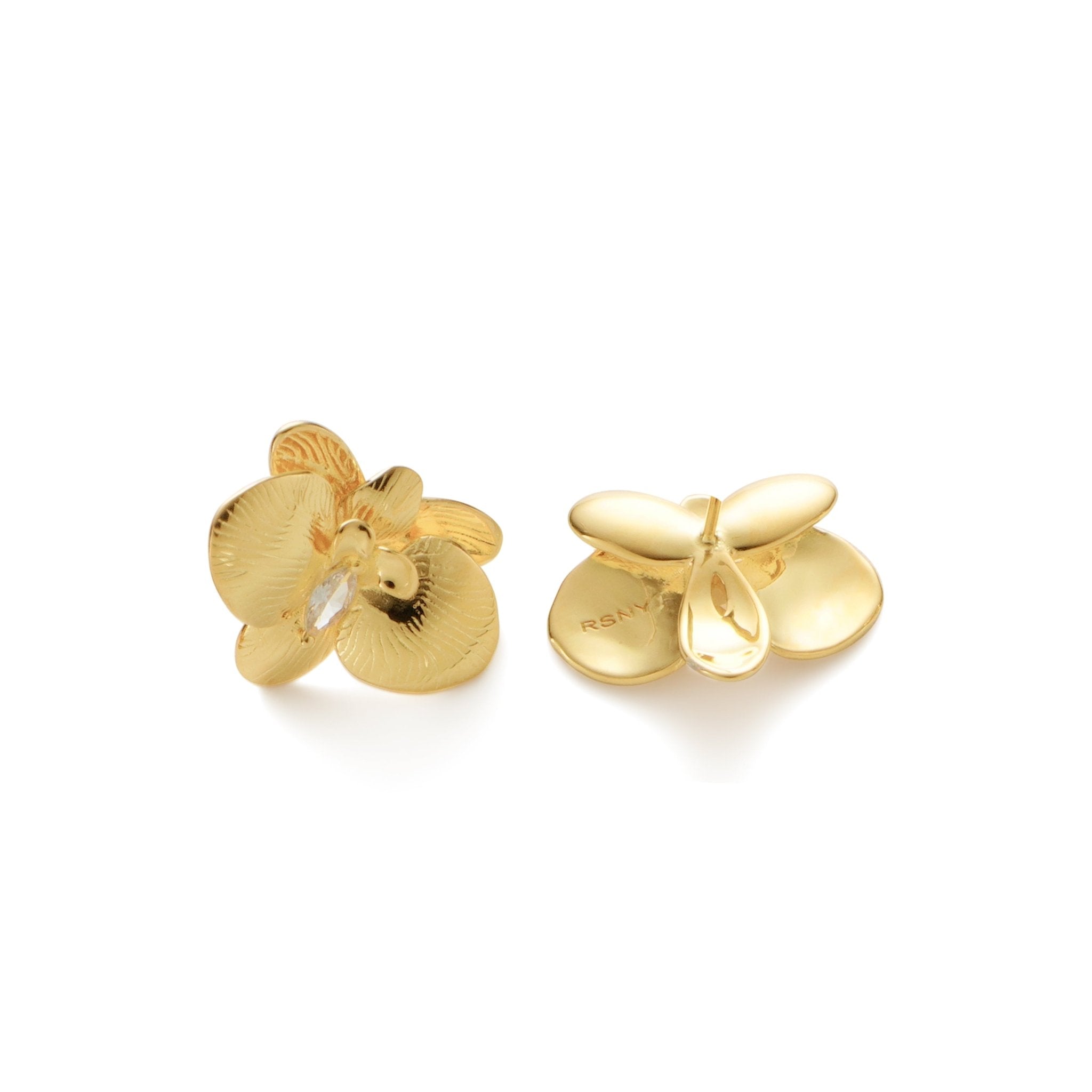 RSNY orchid stud earrings - R2114B