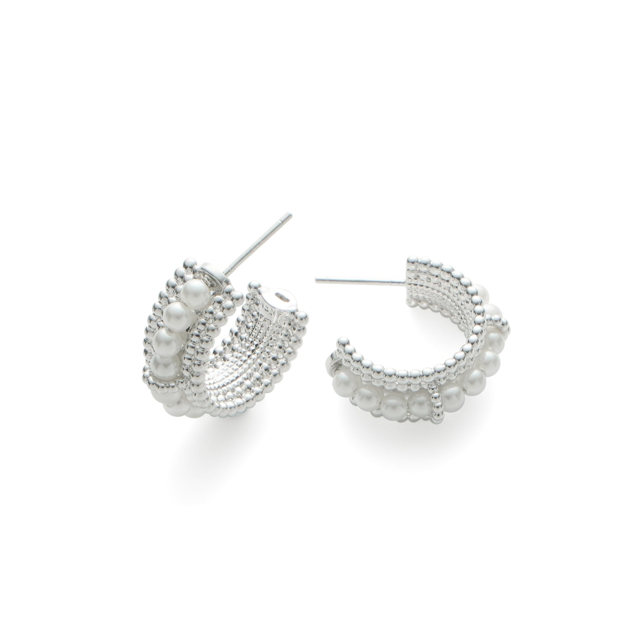 RSNY pearl earrings - R2153A