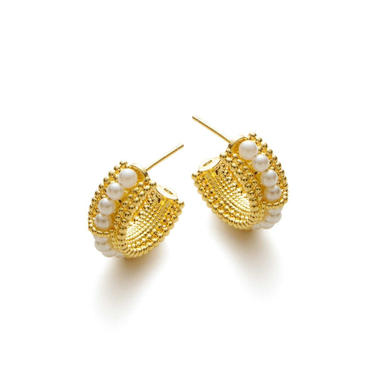 RSNY pearl earrings - R2153B