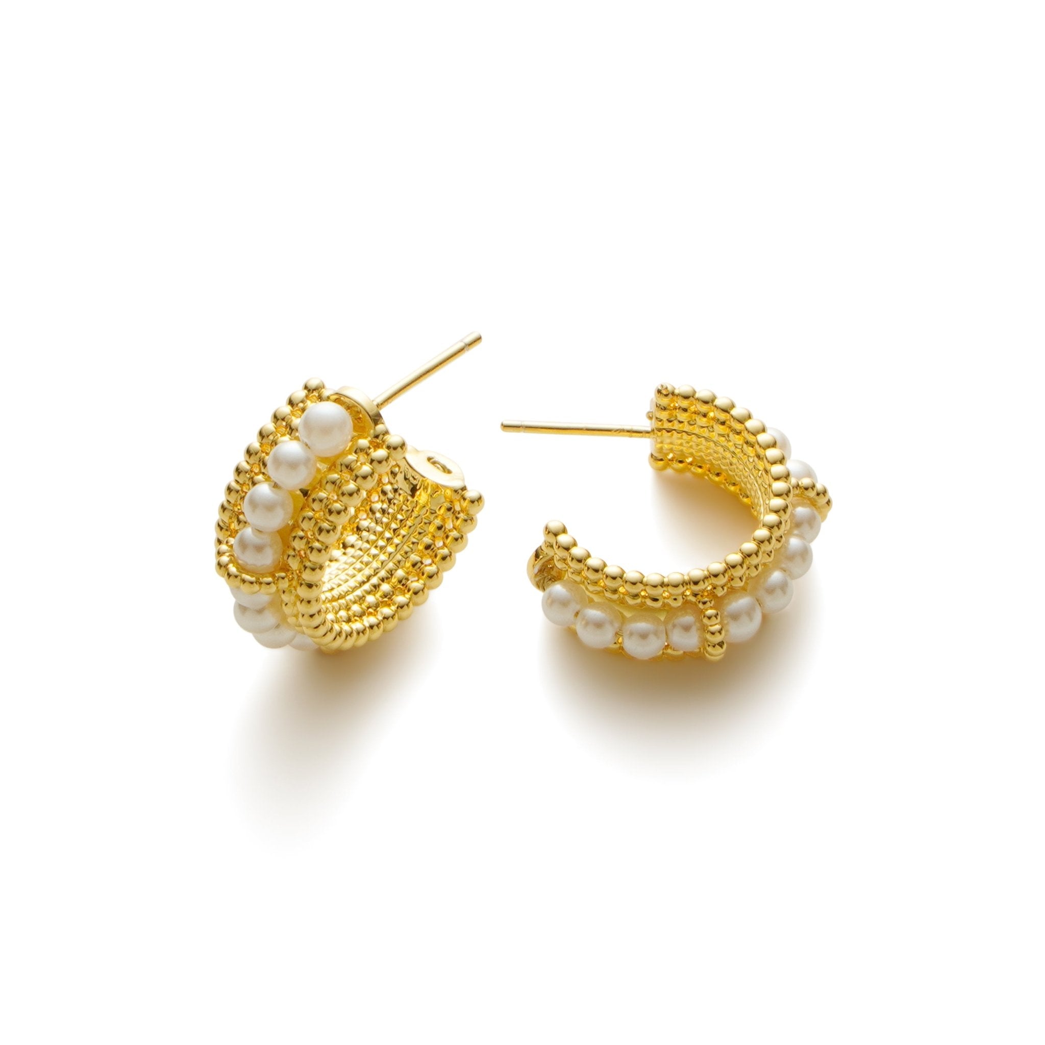 RSNY pearl earrings - R2153B