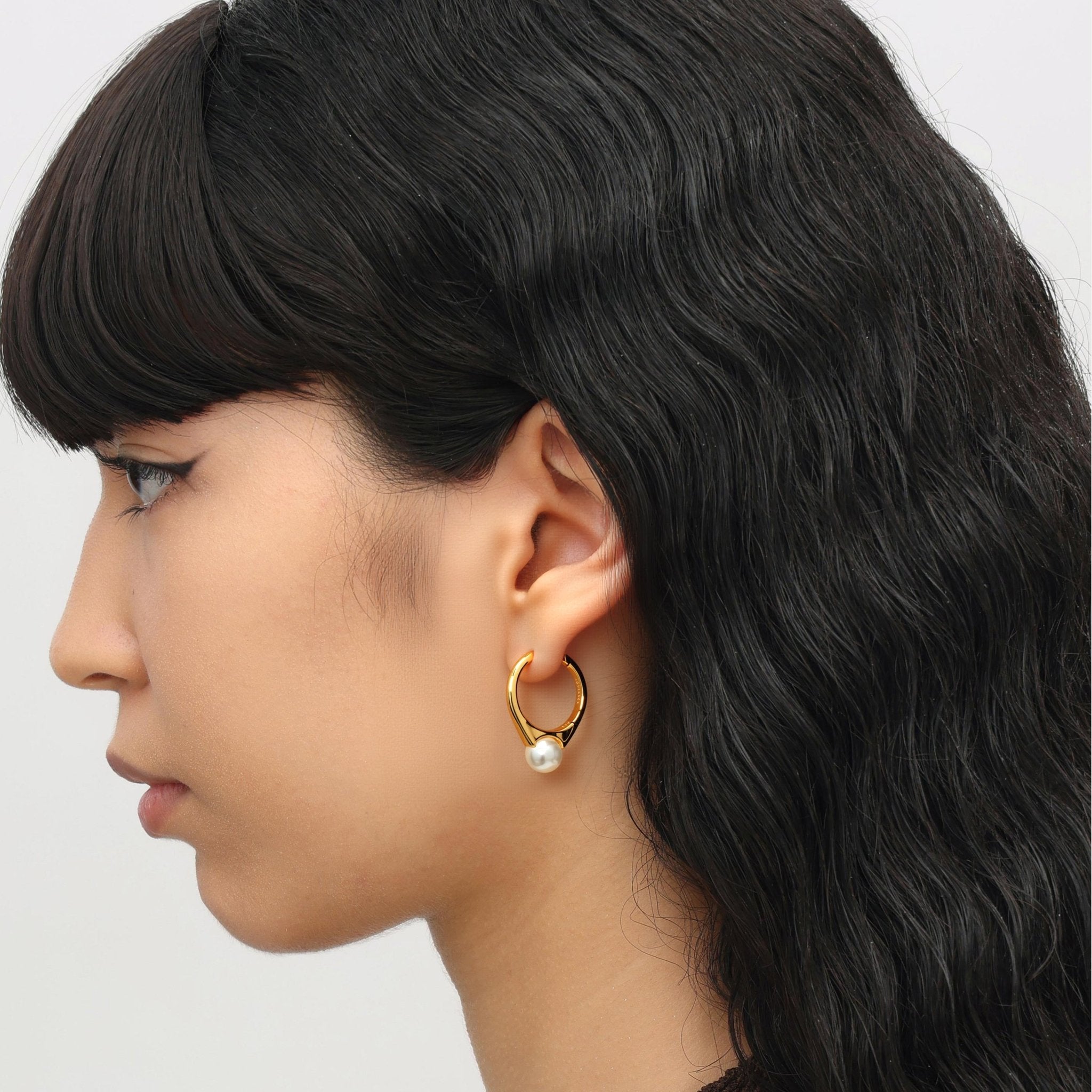 RSNY pearl ring earrings - R2145B