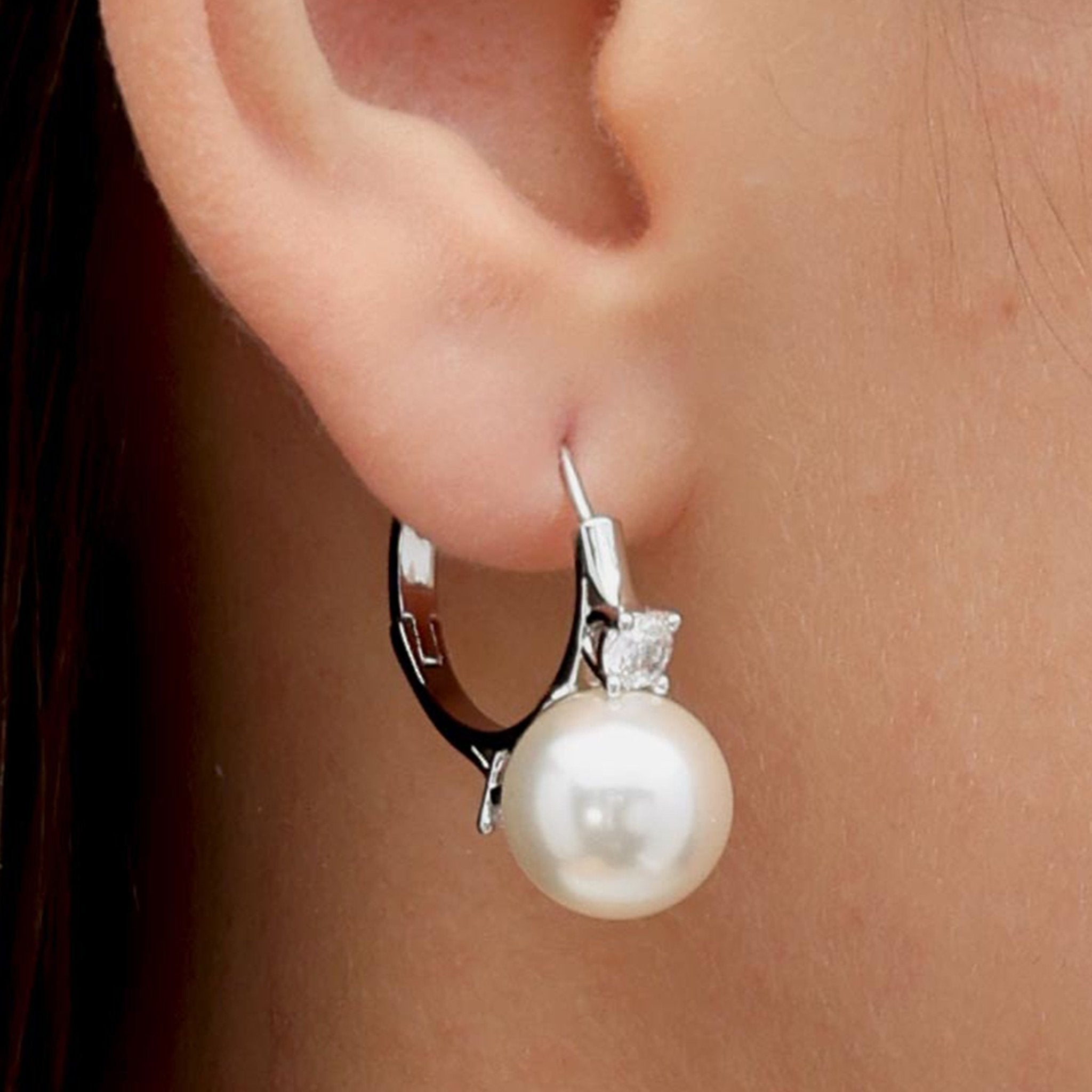 RSNY pearl ring earrings - R2163A