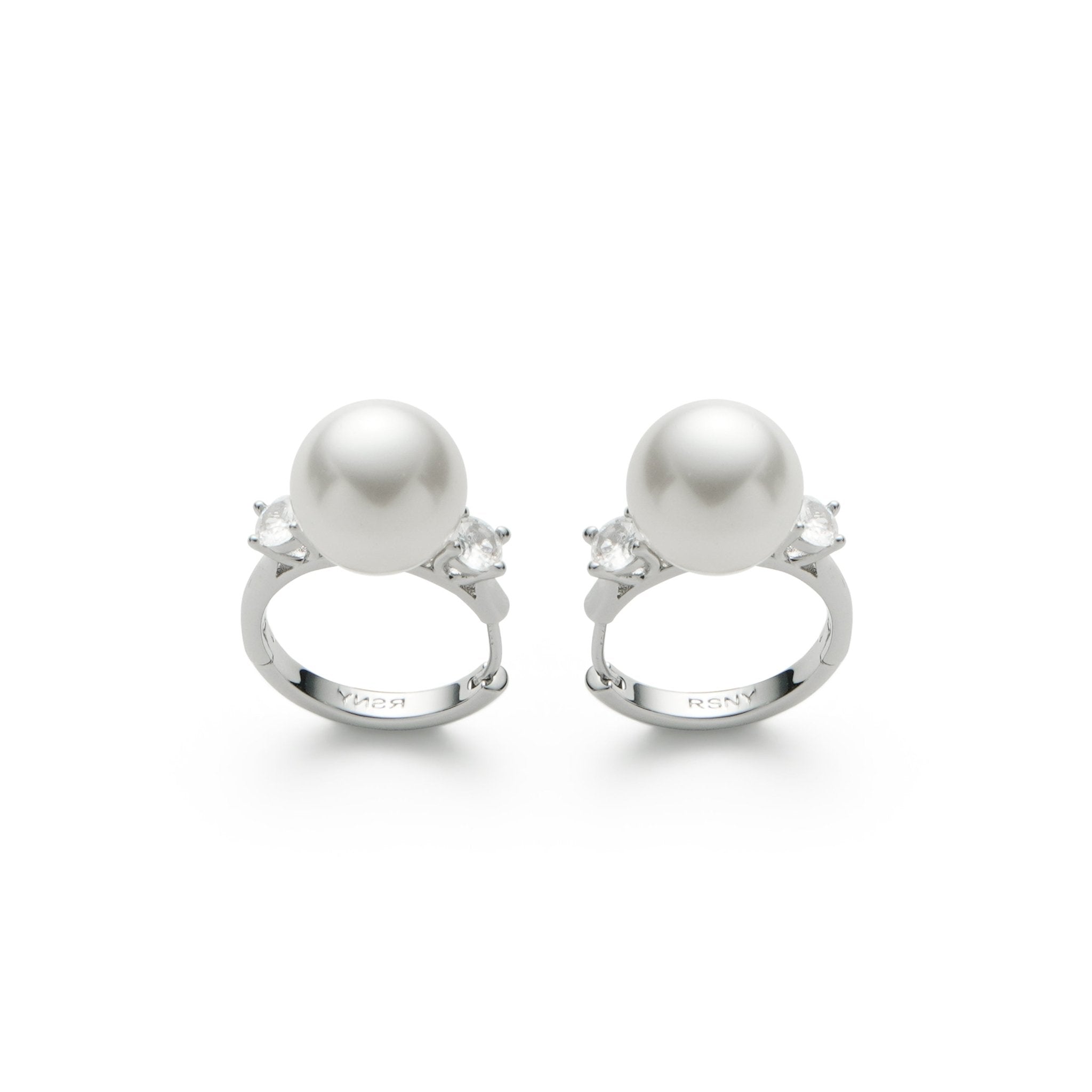 RSNY pearl ring earrings - R2163A