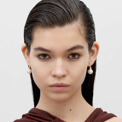 RSNY pearl ring earrings - R2163B