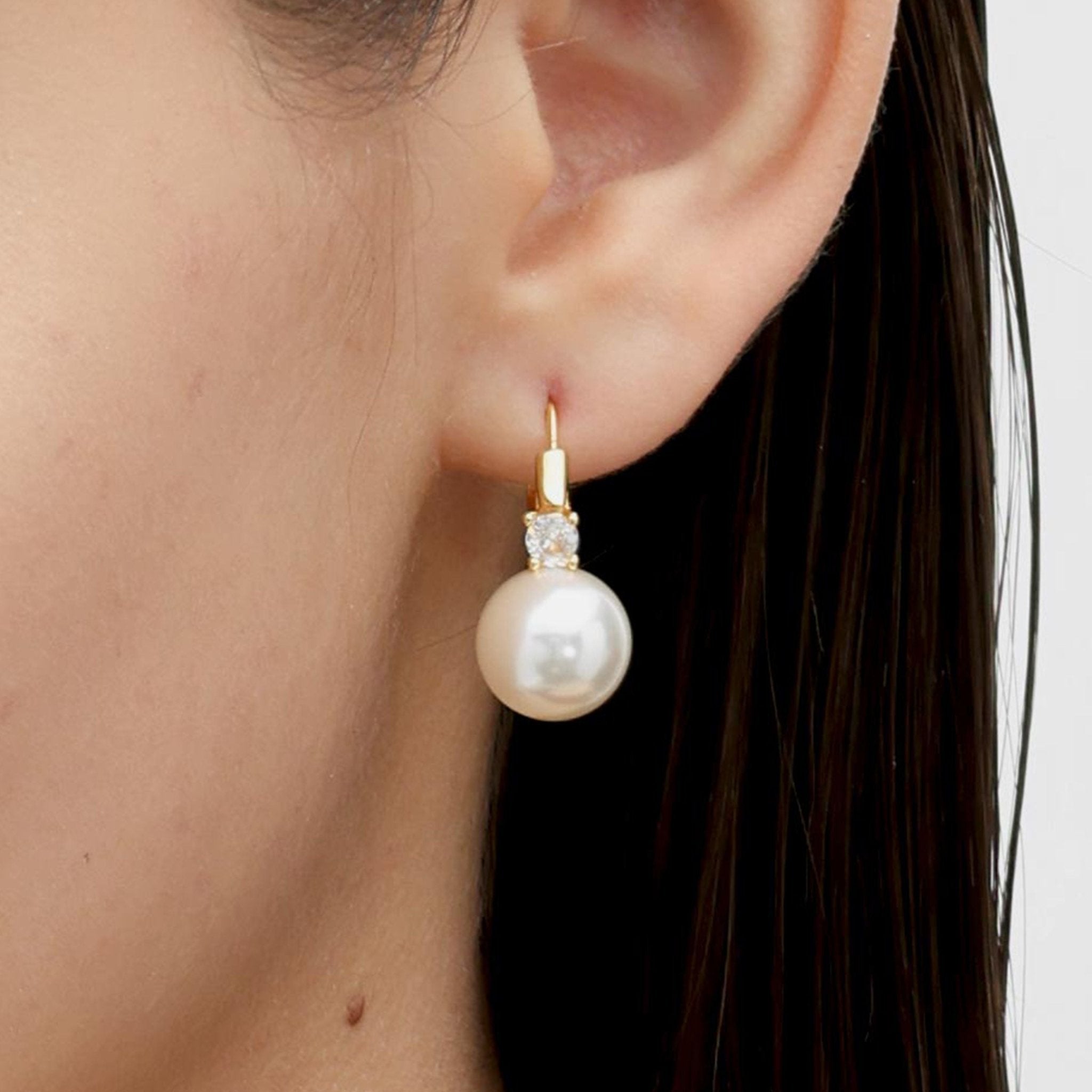 RSNY pearl ring earrings - R2163B