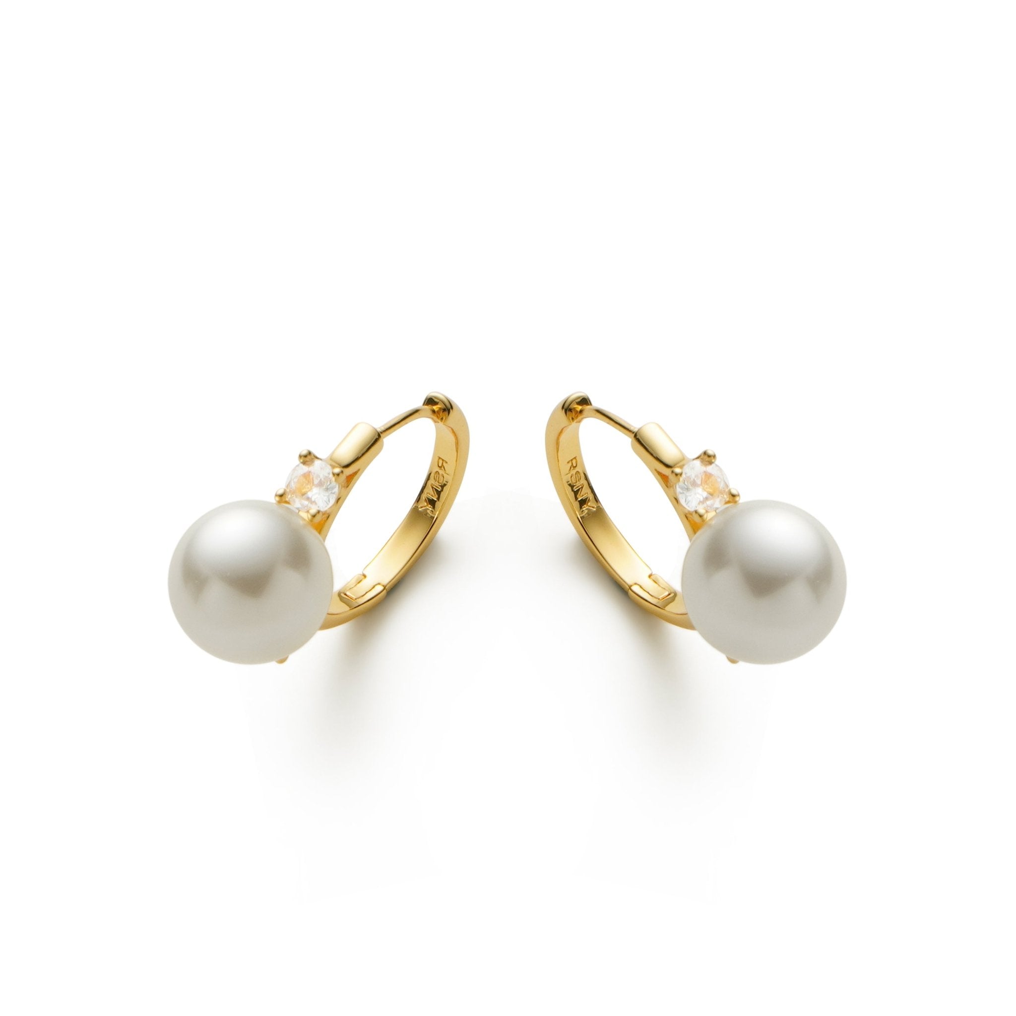 RSNY pearl ring earrings - R2163B