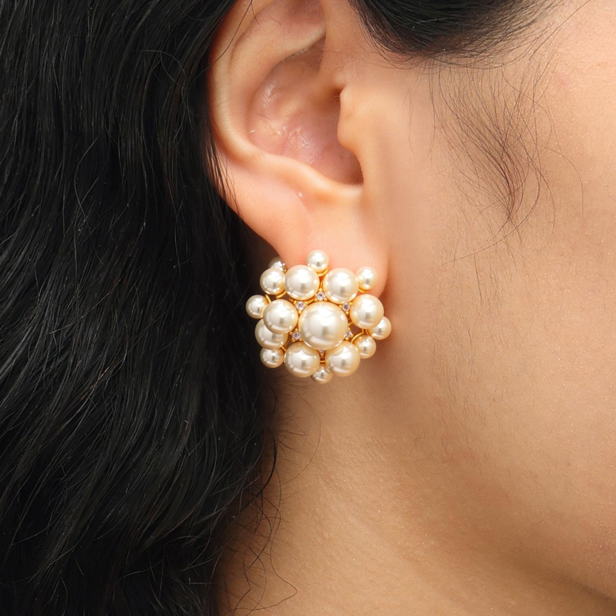RSNY Pearl Shaped Earrings - R2231B