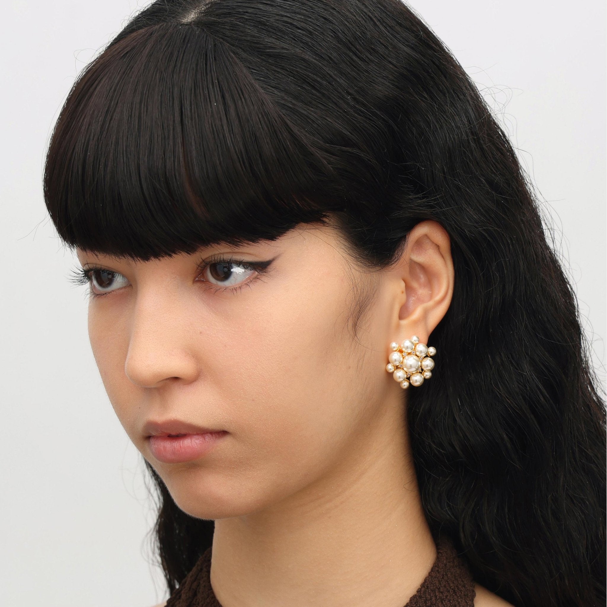 RSNY Pearl Shaped Earrings - R2231B