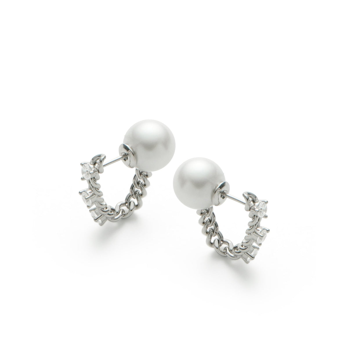 RSNY pearl soft chain earrings - R2167A
