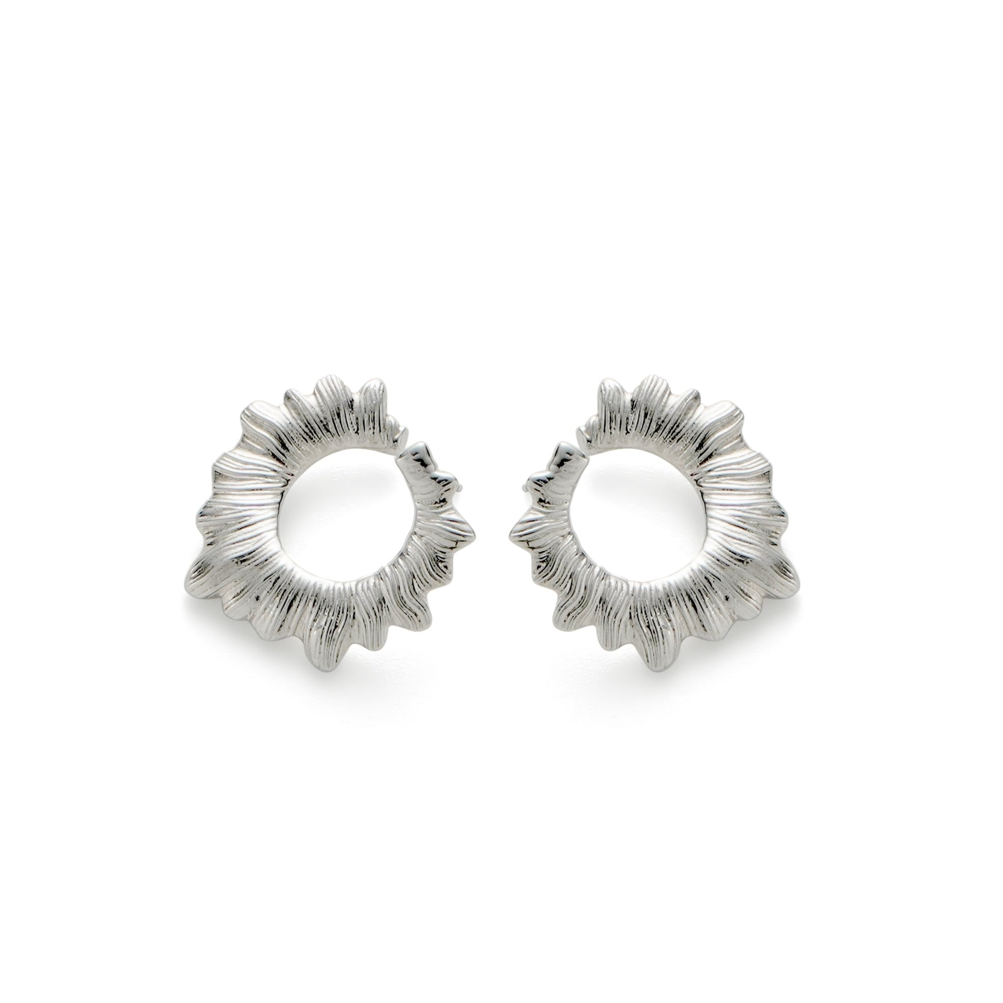 RSNY pleated earrings - R2089A