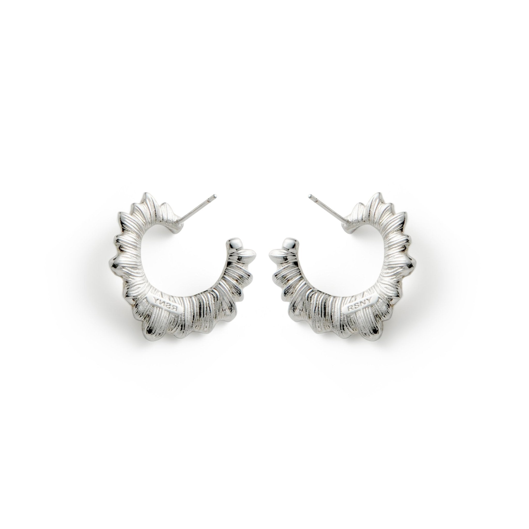 RSNY pleated earrings - R2089A
