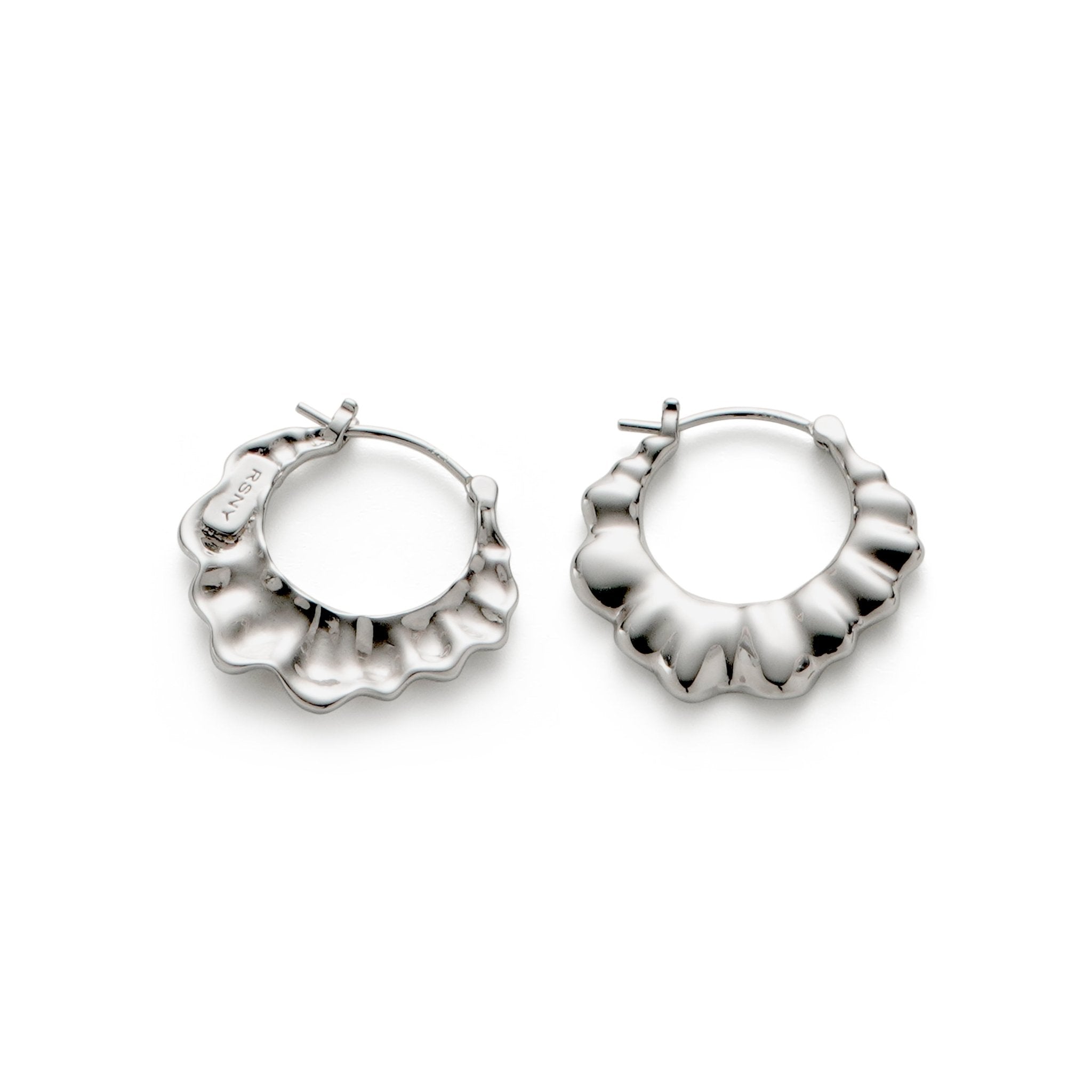 RSNY pleated earrings - R2132A