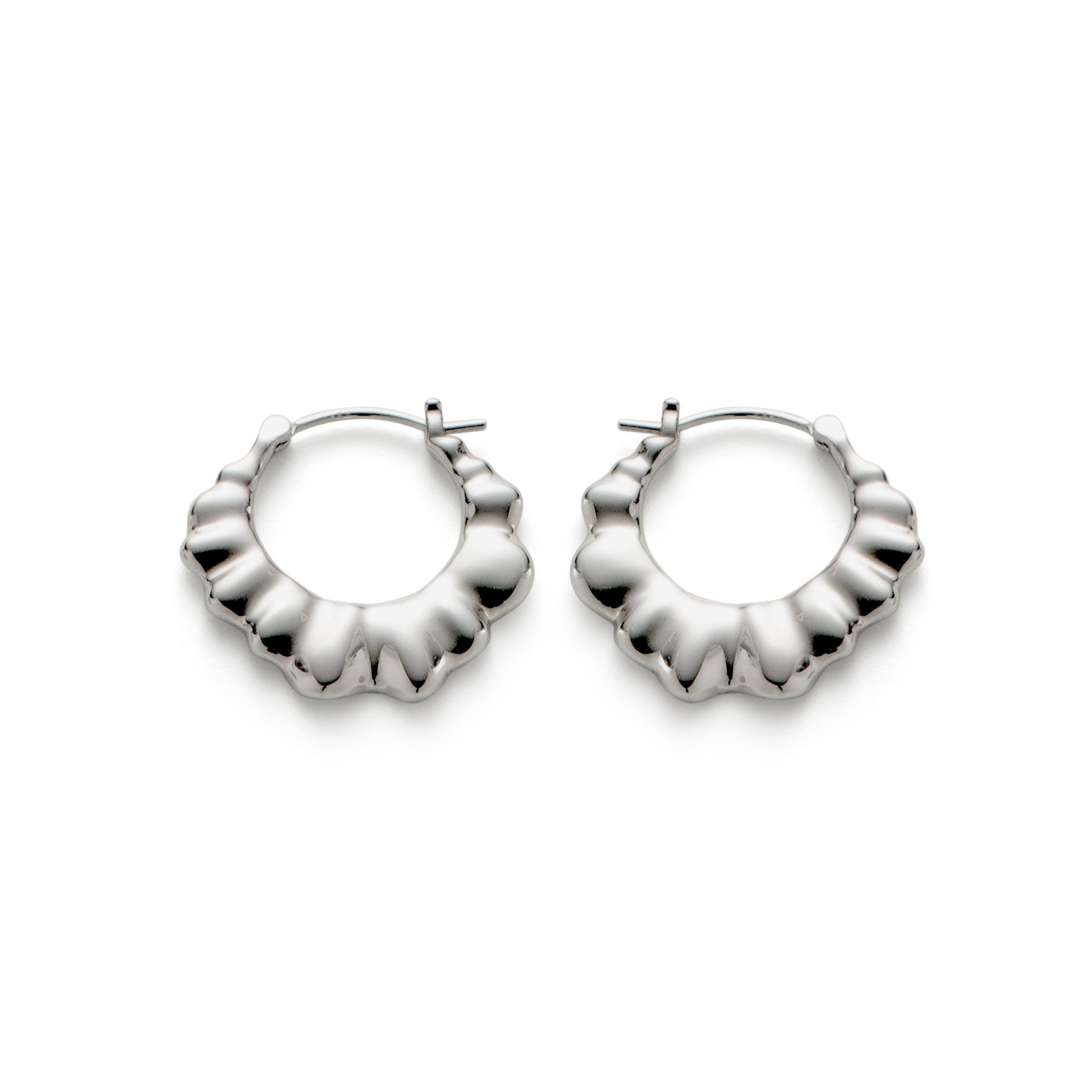 RSNY pleated earrings - R2132A