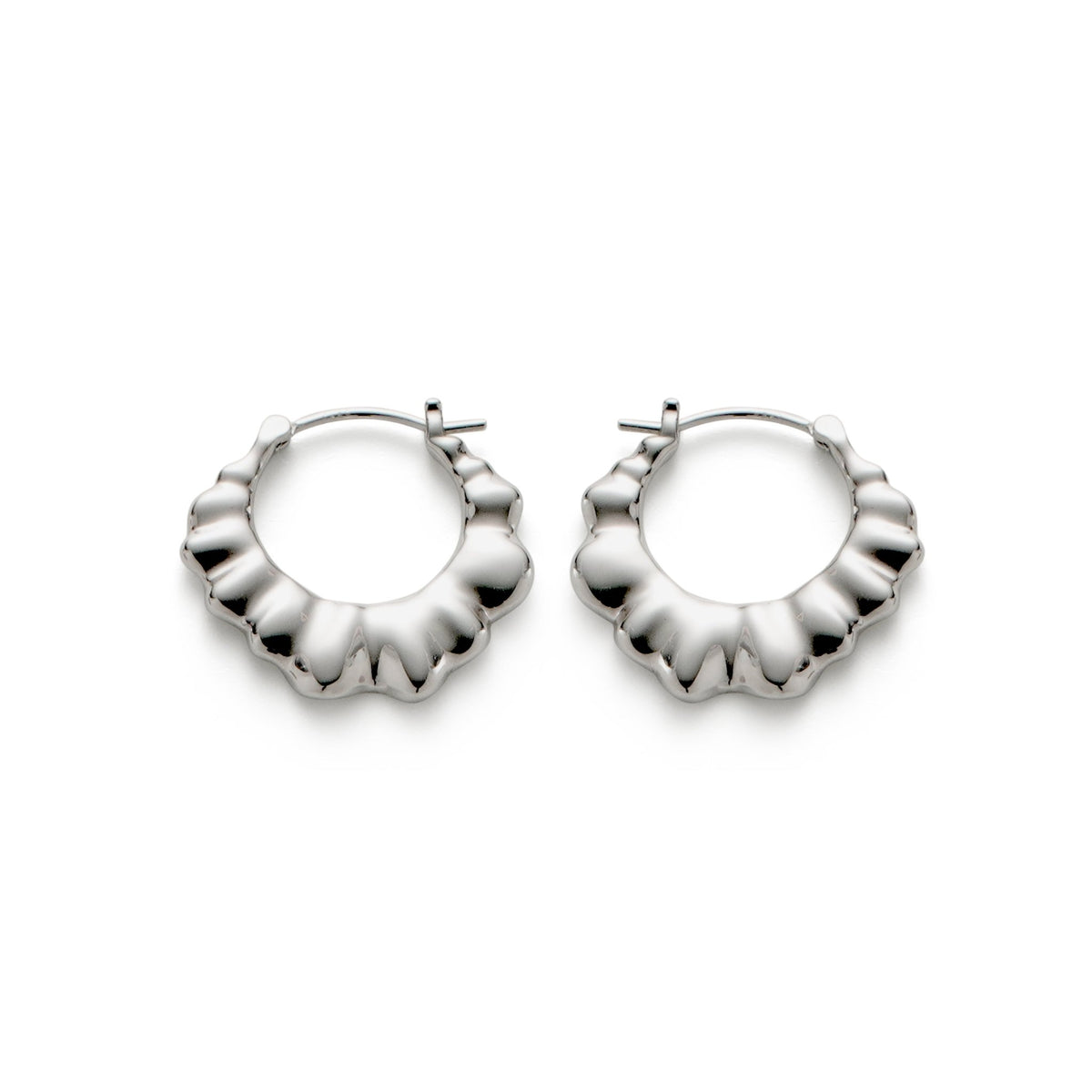 RSNY pleated earrings - R2132A