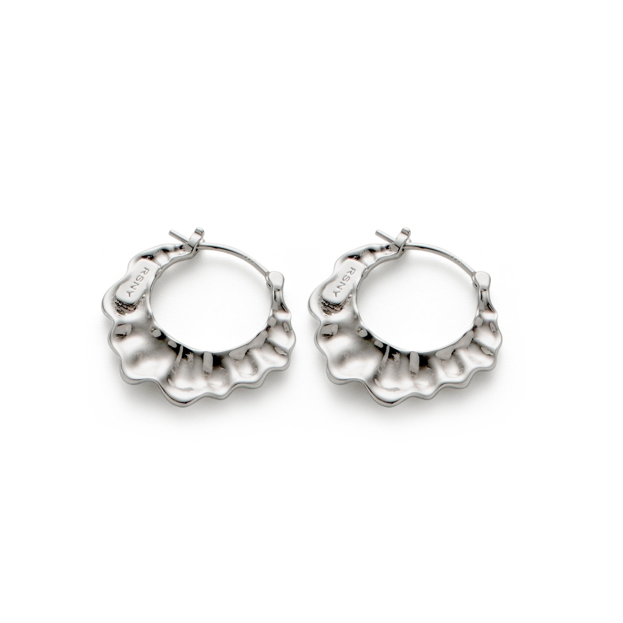 RSNY pleated earrings - R2132A