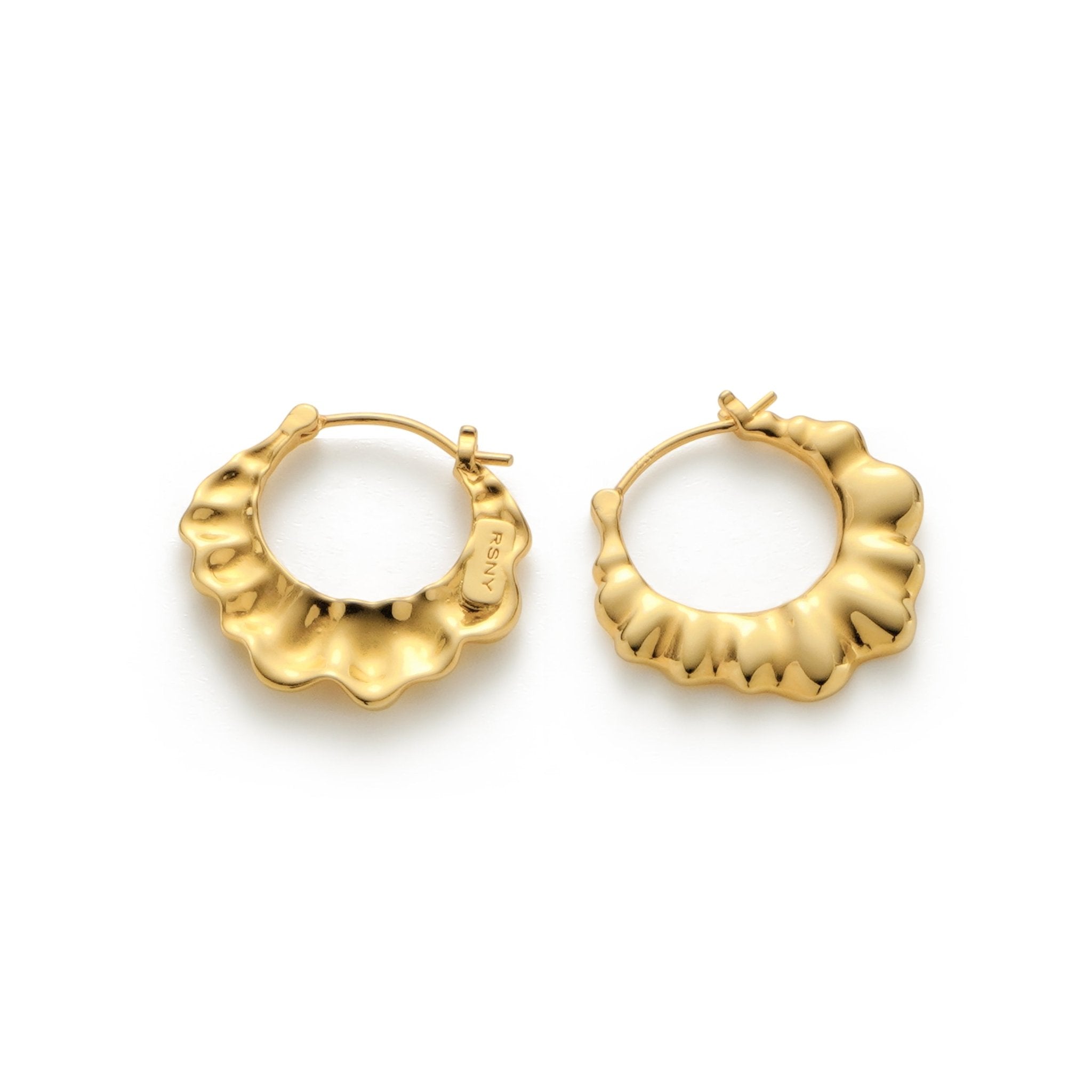 RSNY pleated earrings - R2132B