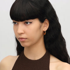 RSNY pleated earrings - R2132B