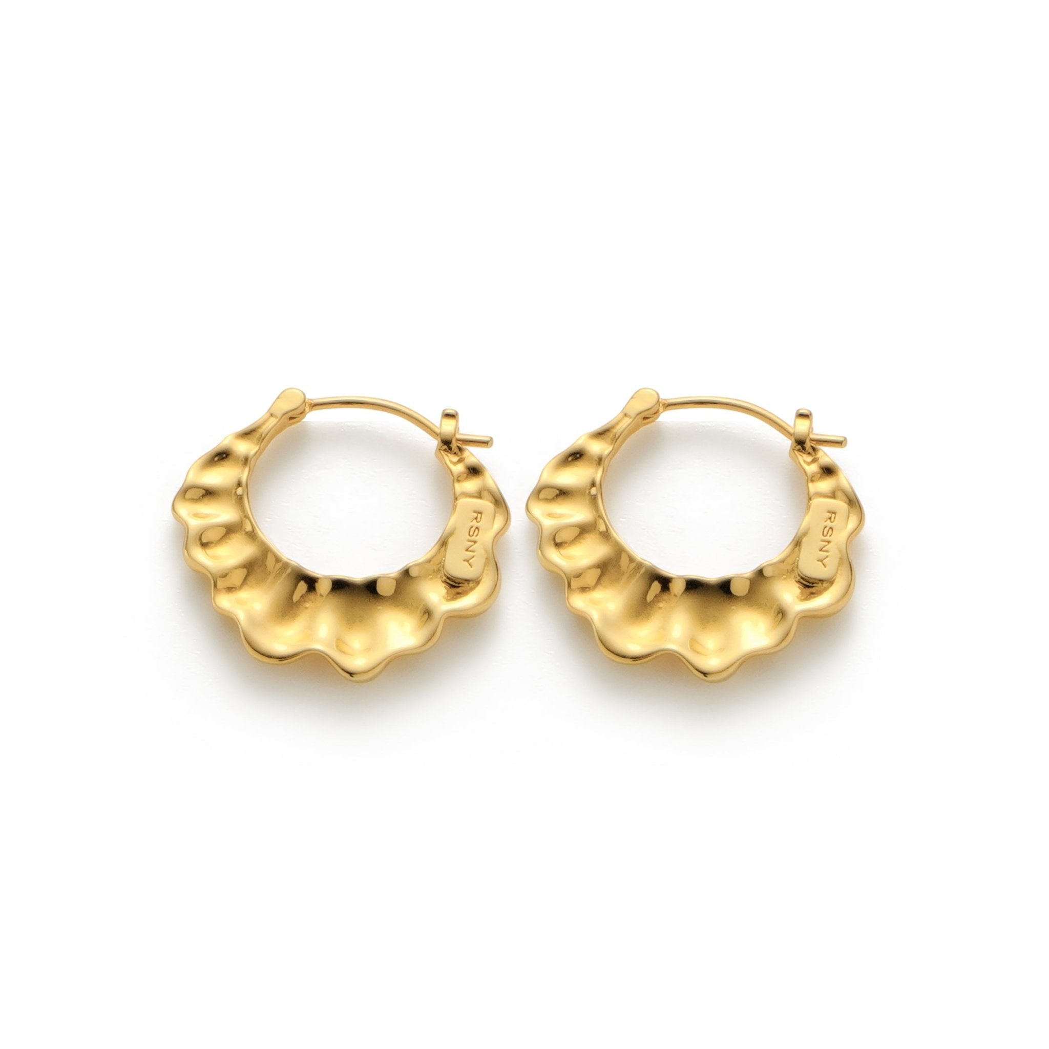 RSNY pleated earrings - R2132B