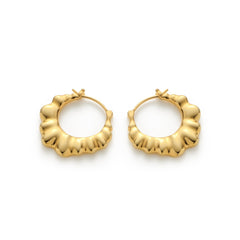 RSNY pleated earrings - R2132B