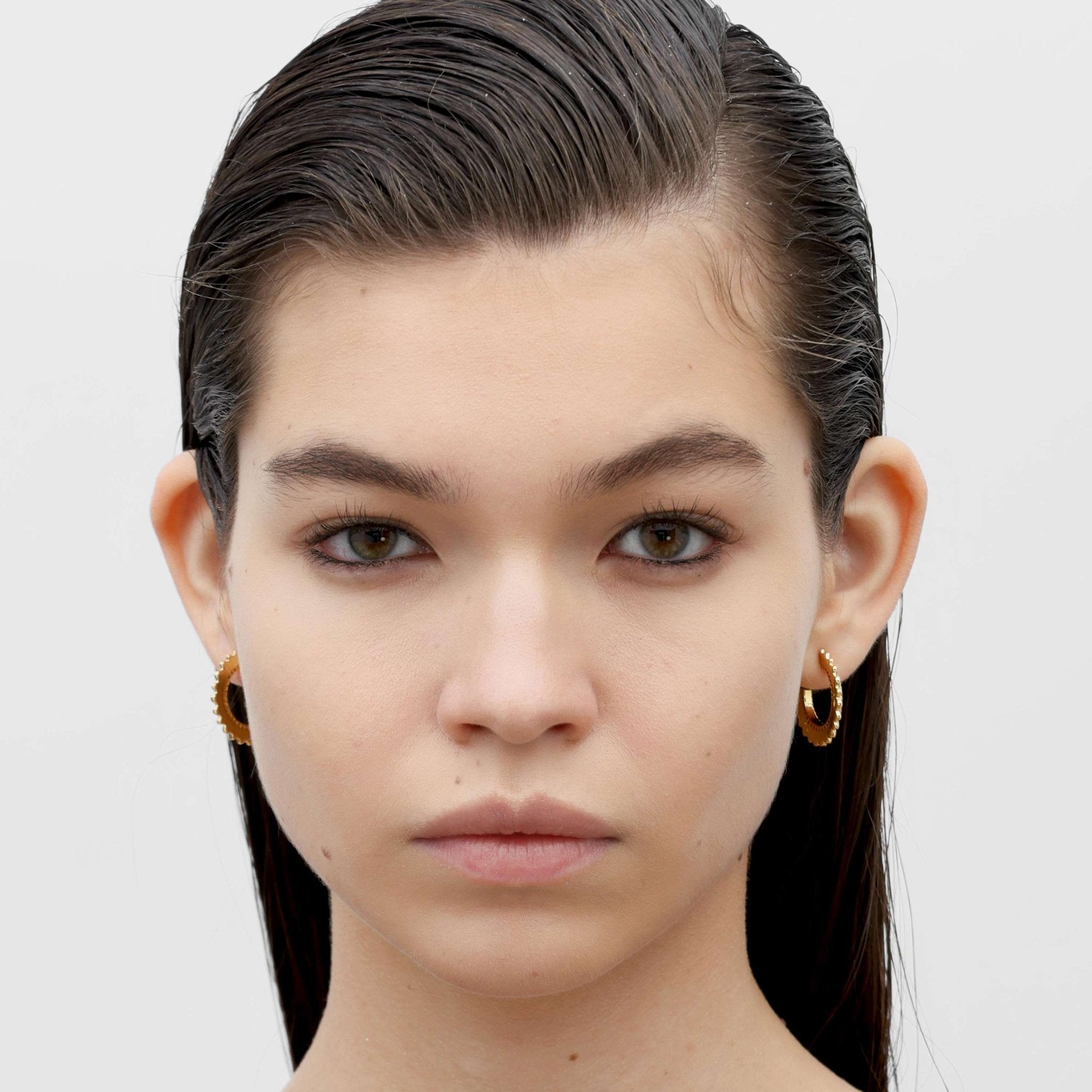 RSNY pleated earrings - R2138B