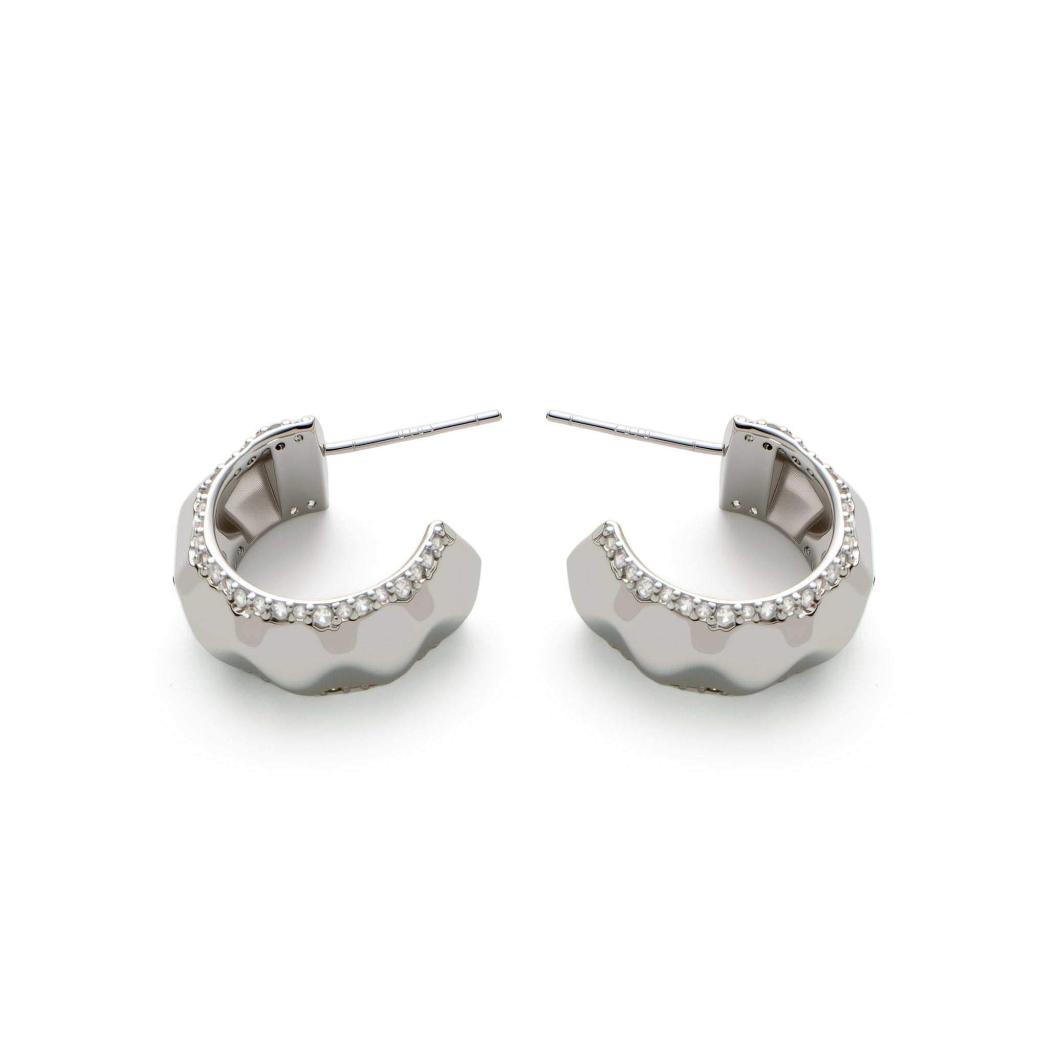 RSNY Pleated Earrings - R2226A