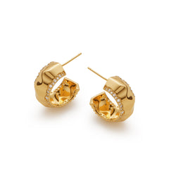 RSNY Pleated Earrings - R2226B