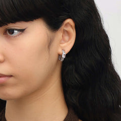 RSNY princess square chain earrings - R2106A