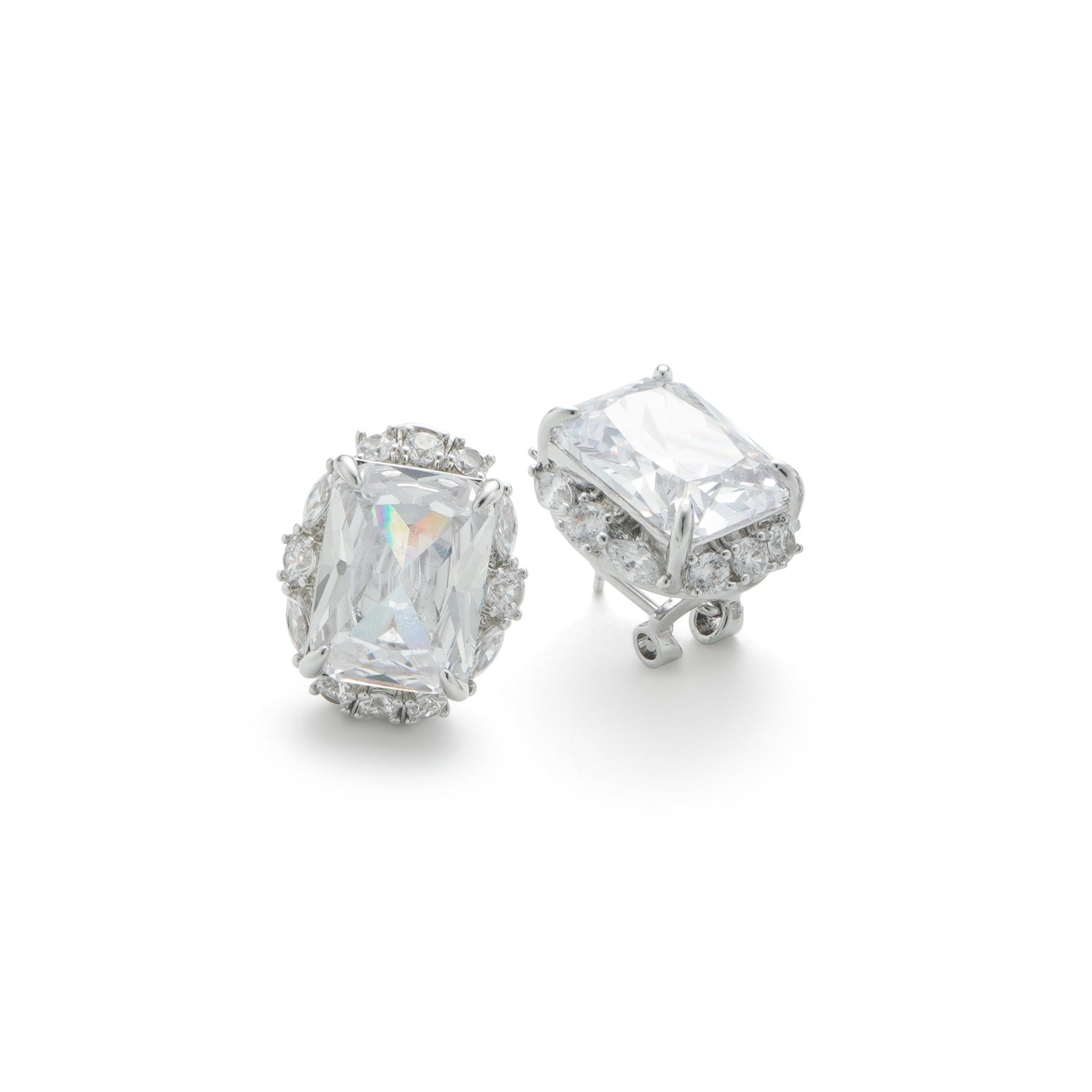 RSNY Princess Square Earrings - R2113A
