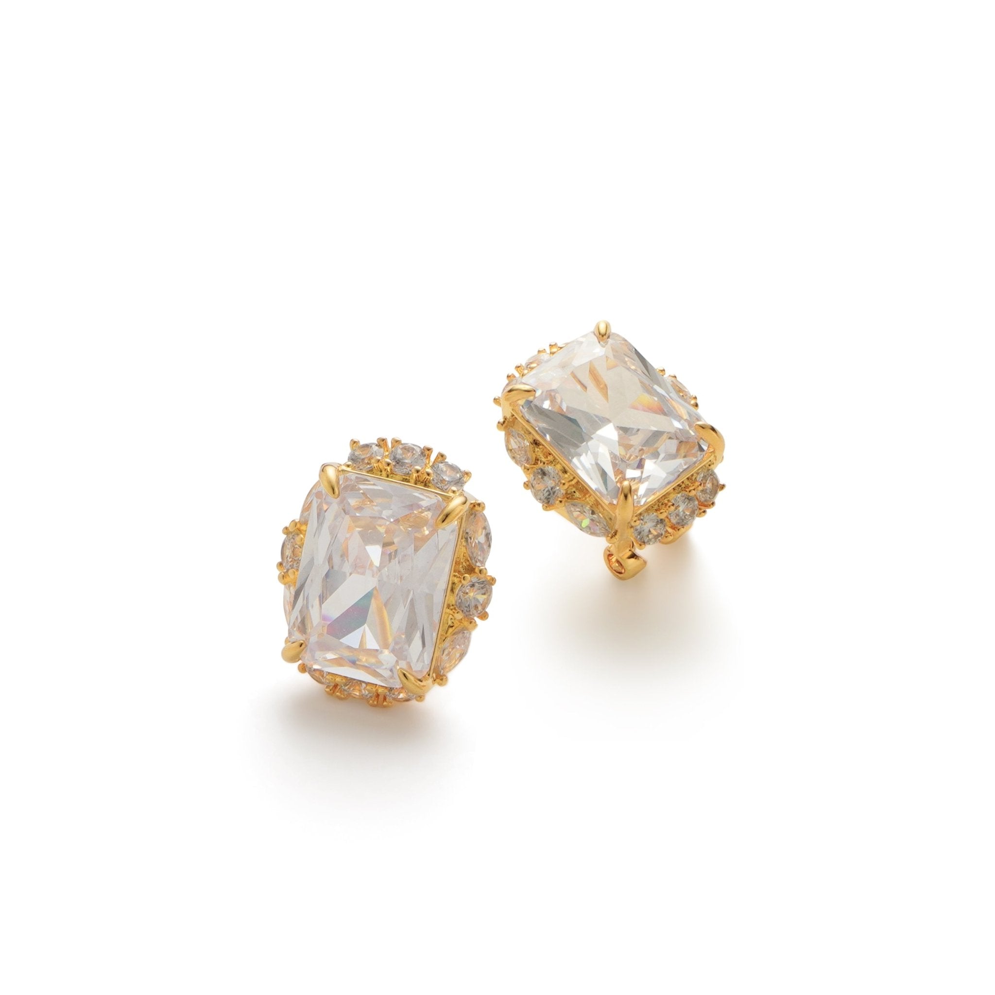 RSNY Princess Square Earrings - R2113B
