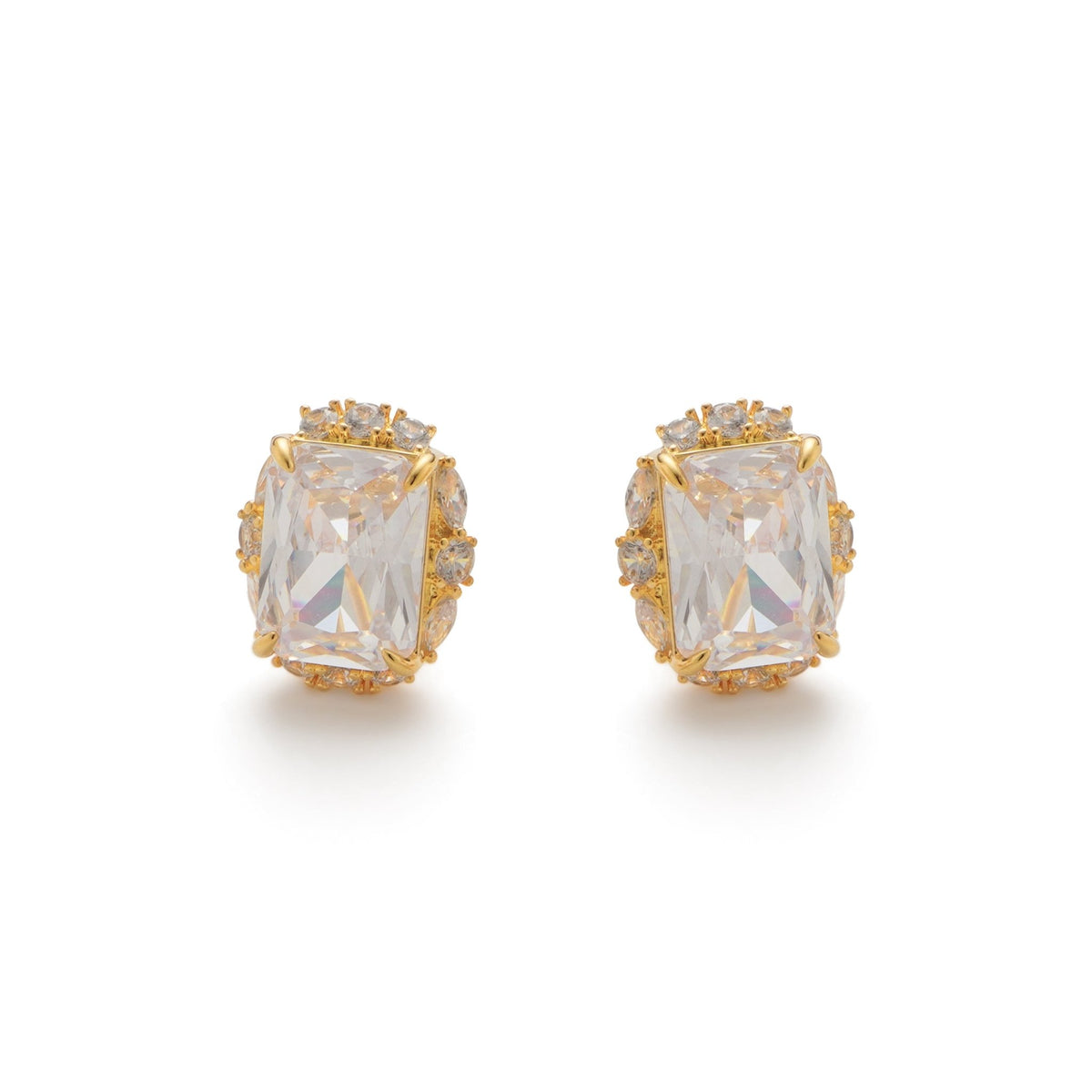 RSNY Princess Square Earrings - R2113B