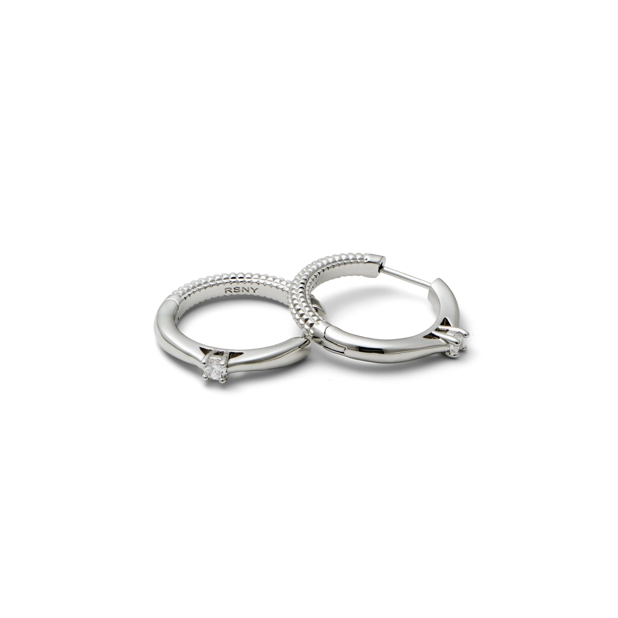 RSNY ring shape earrings - R2029A