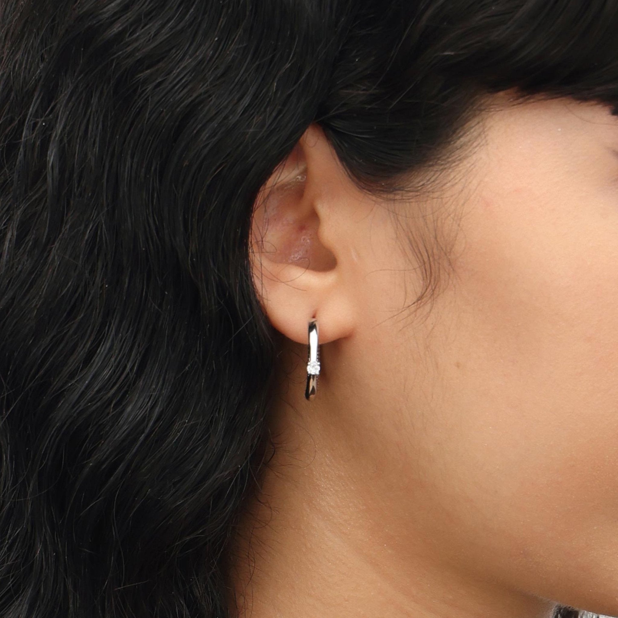 RSNY ring shape earrings - R2029A