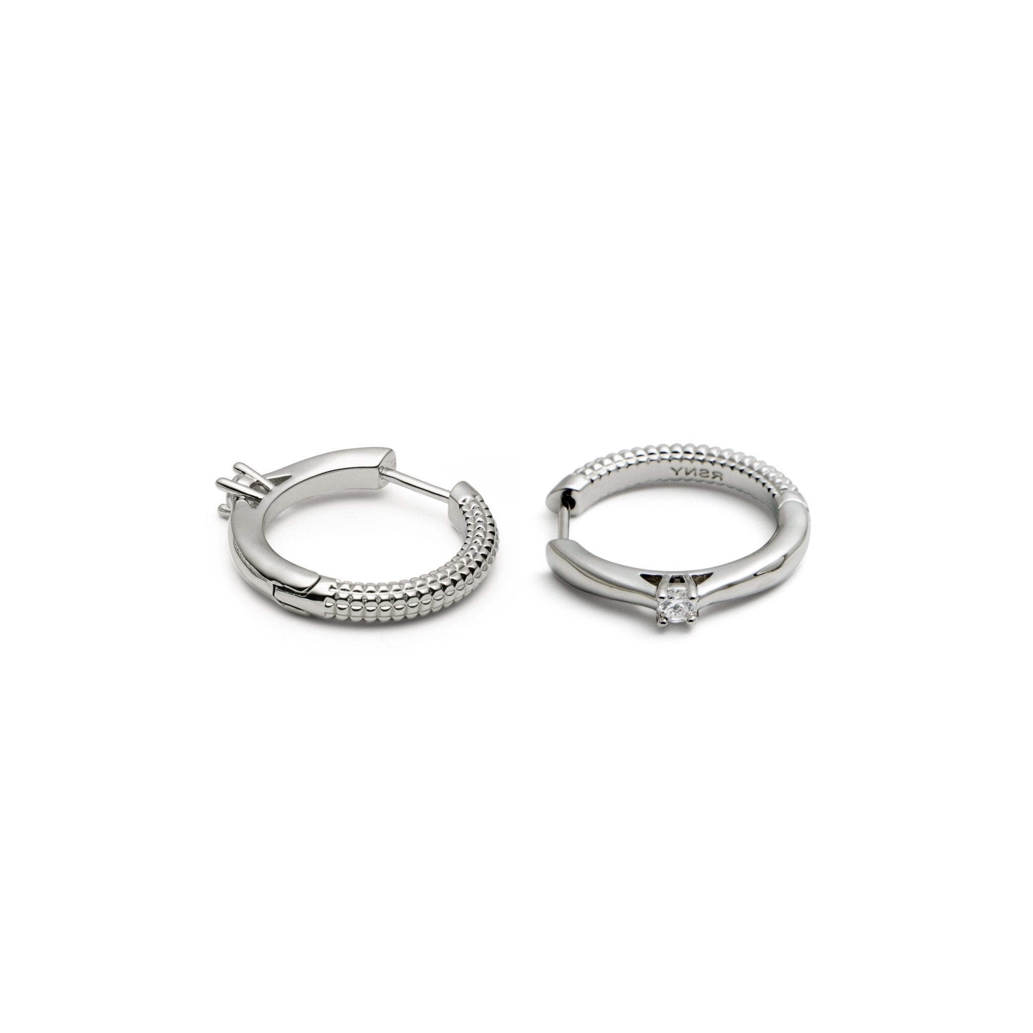 RSNY ring shape earrings - R2029A